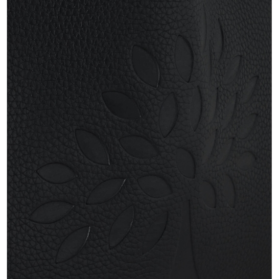 Mulberry Tree Tote Black Heavy Grain